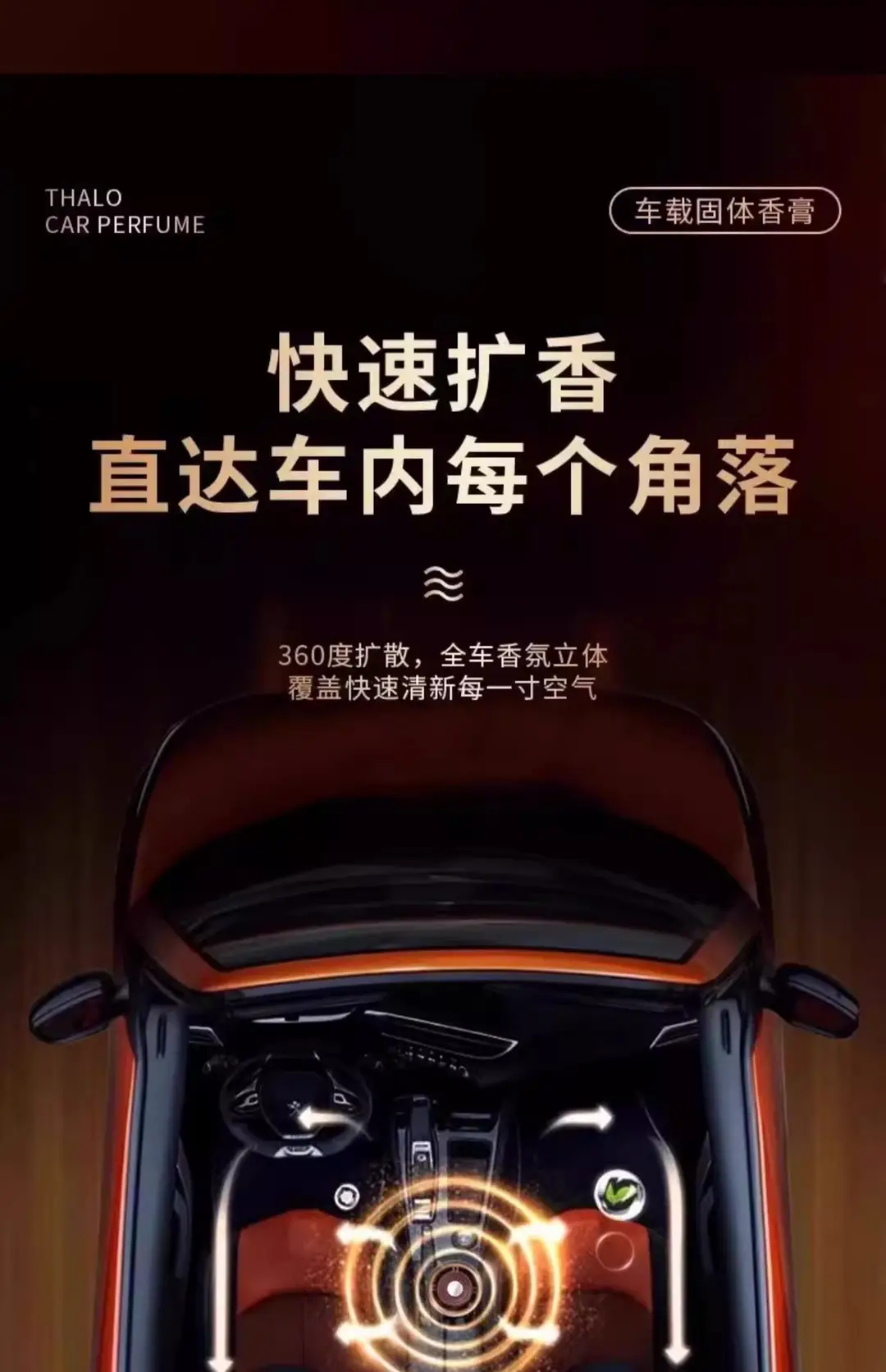 Car Aromatherapy 2025 New Long-lasting Solid Fragrance High-end Car Fragrance Purifies Air to Remove Odor — feature 13