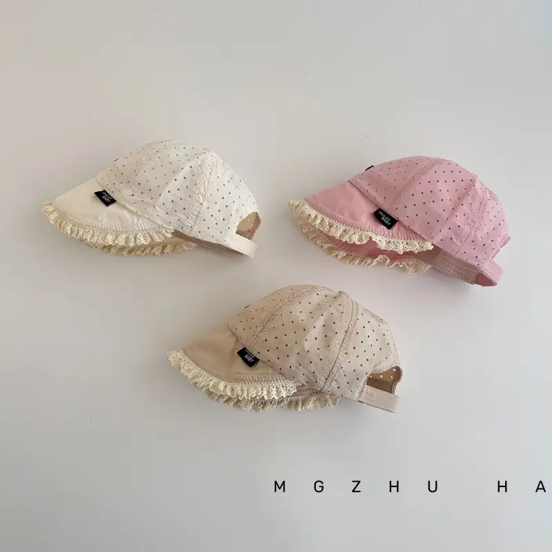 Girls' Lace Princess Cap Sun Hat Quick Dry Mesh — feature 10