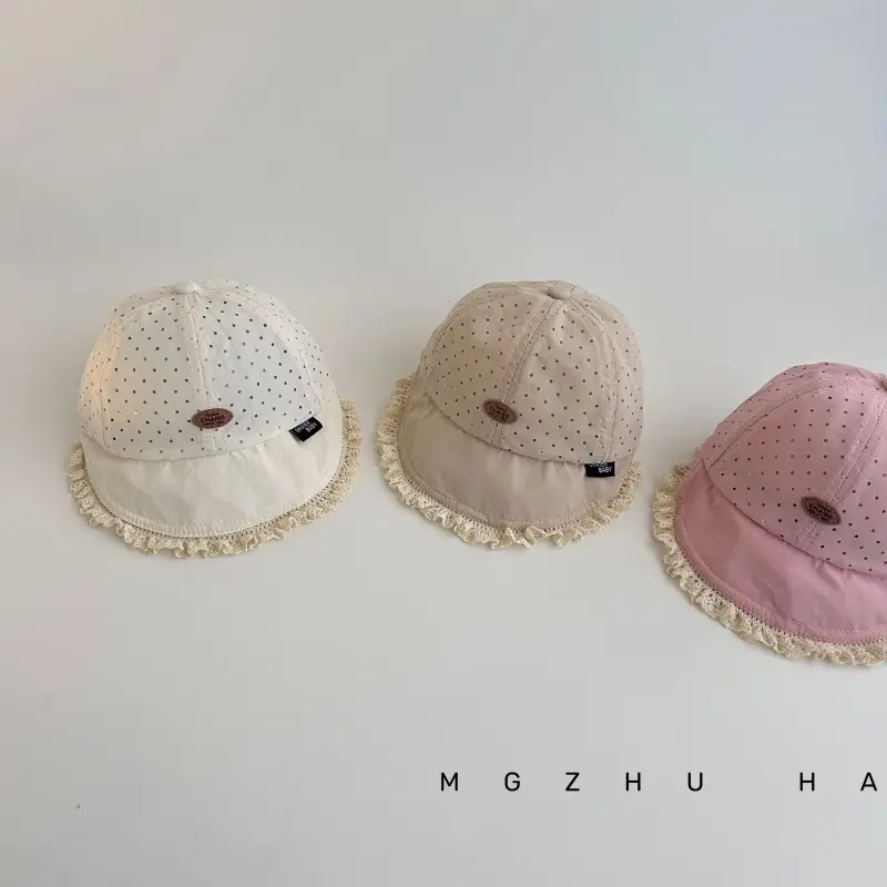 Girls' Lace Princess Cap Sun Hat Quick Dry Mesh — feature 11