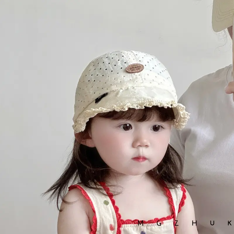 Girls' Lace Princess Cap Sun Hat Quick Dry Mesh — feature 2
