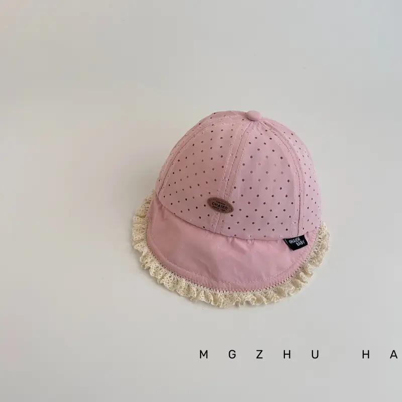 Girls' Lace Princess Cap Sun Hat Quick Dry Mesh - Image 3