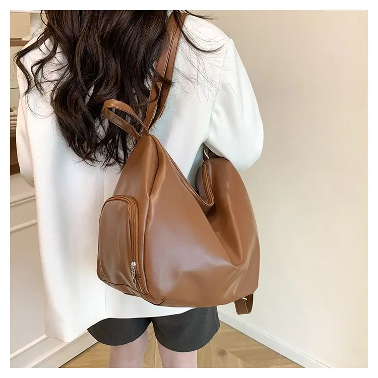 Silver Korean Style Pleated Shoulder Bag 2024 — feature 37