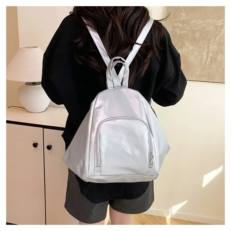 Silver Korean Style Pleated Shoulder Bag 2024 — feature 42