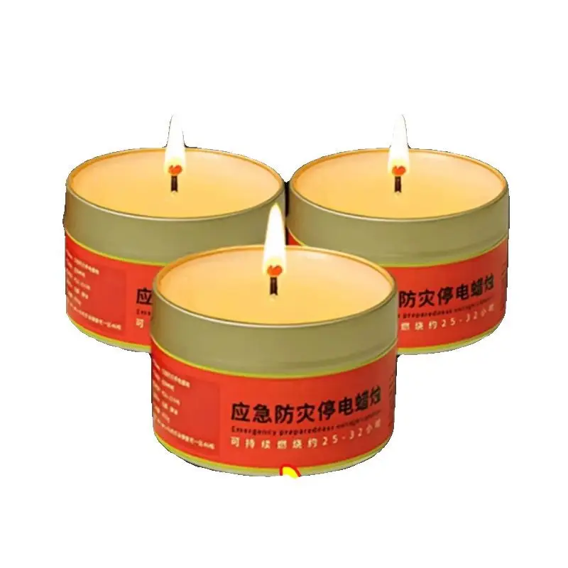 Emergency disaster prevention candle smokeless and tasteless household power-off lighting backup earthquake emergency survival emergency windproof candle