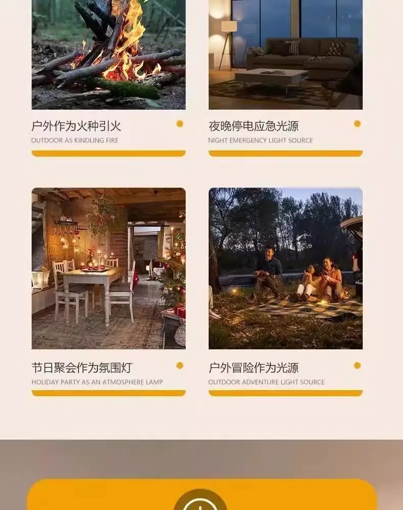 Emergency disaster prevention candle smokeless and tasteless household power-off lighting backup earthquake emergency survival emergency windproof candle — feature 9