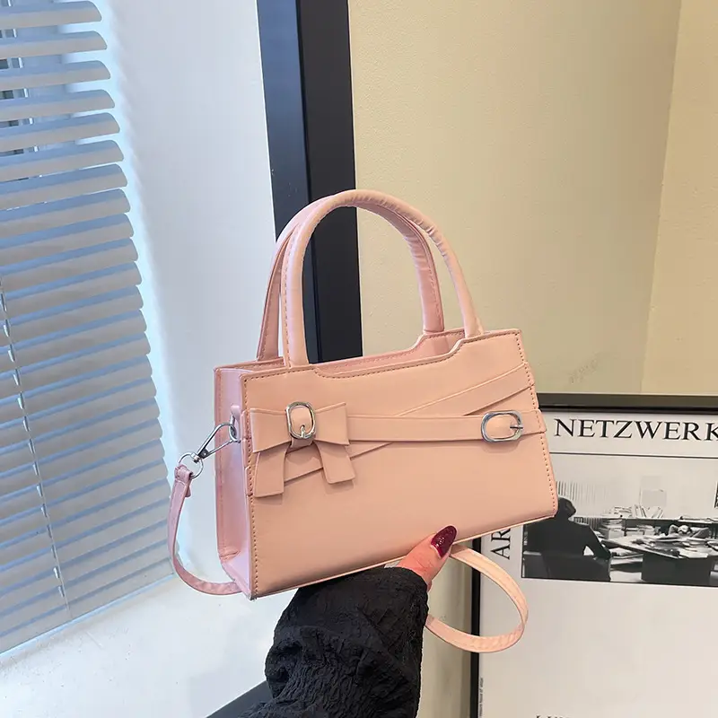 Light Blue Crossbody Bag with Unique Texture for Women - Image 6