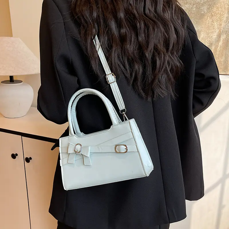 Light Blue Crossbody Bag with Unique Texture for Women — feature 13