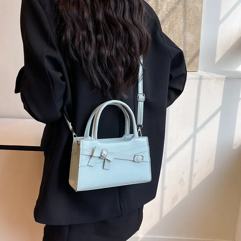 Light Blue Crossbody Bag with Unique Texture for Women — feature 14