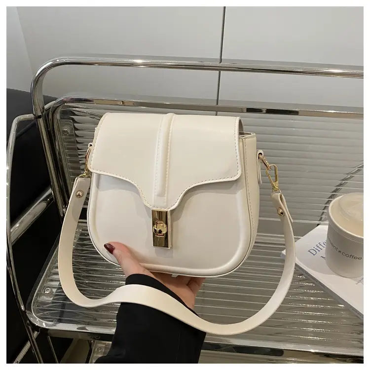 White Saddle Crossbody Bag for Women Spring Summer — feature 24