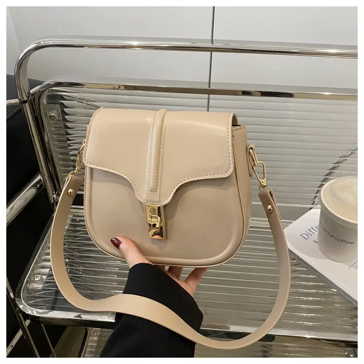 White Saddle Crossbody Bag for Women Spring Summer — feature 25