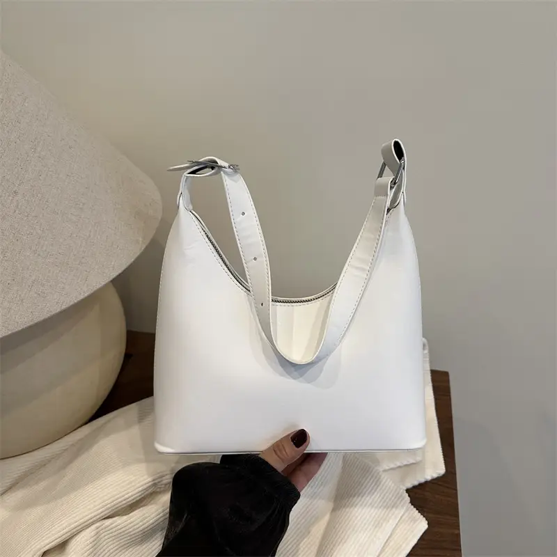 White Korean Ins Shoulder Bag for Women 2025 - Image 8