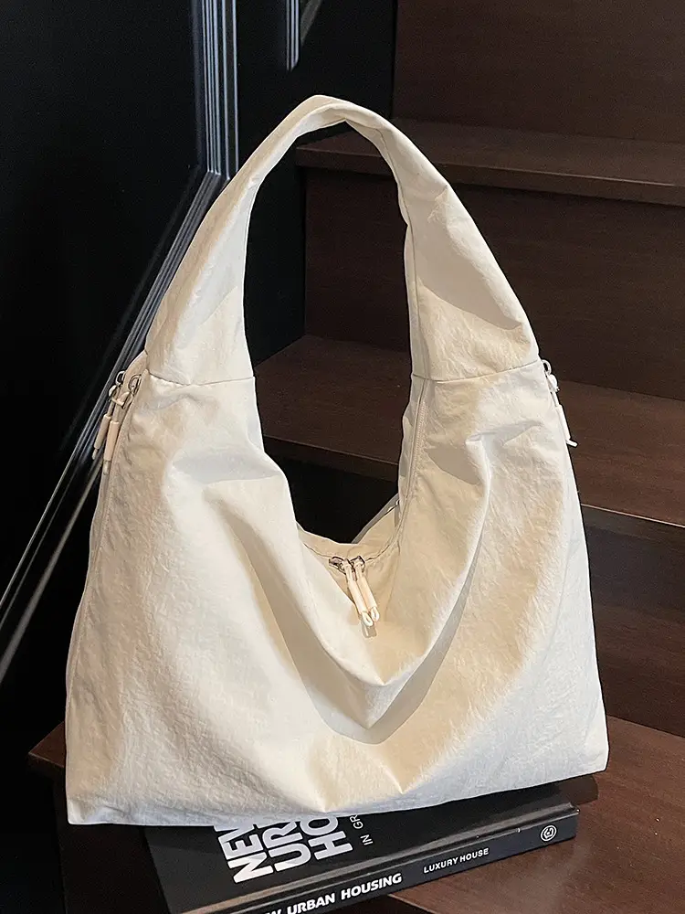 Underarm Tote Bag Large Capacity Solid Color - Image 6