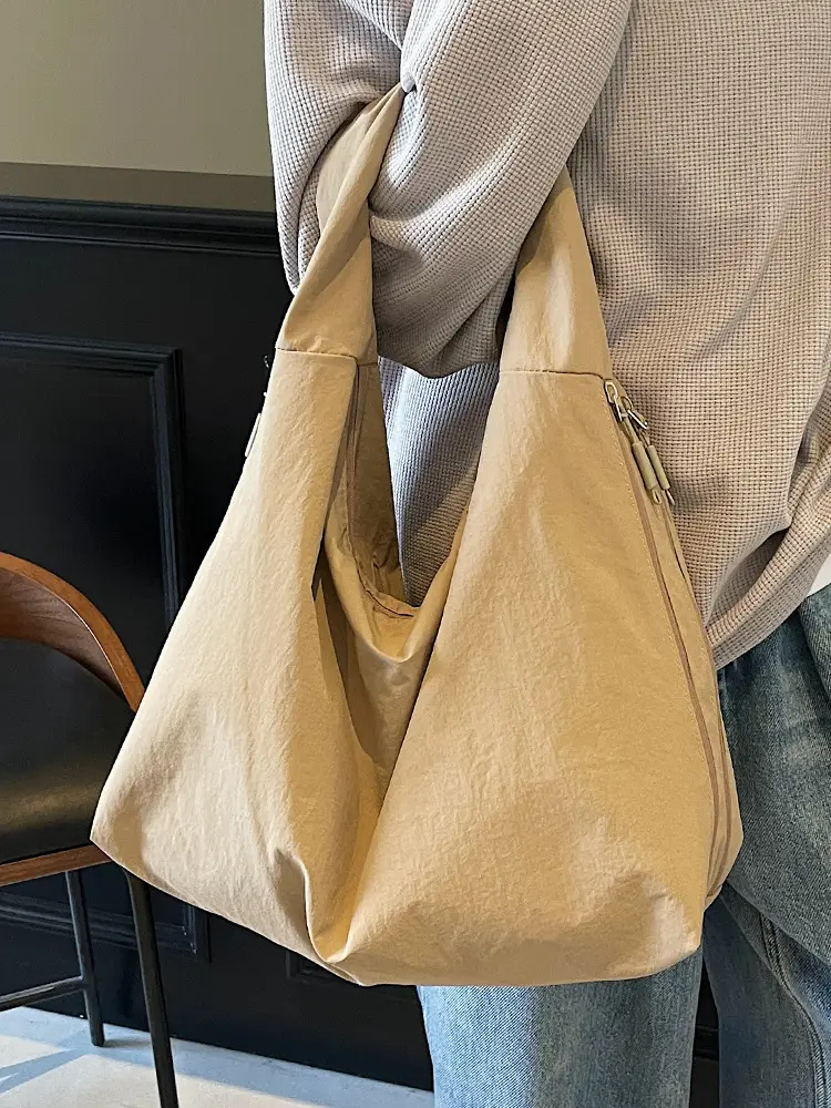 Underarm Tote Bag Large Capacity Solid Color - Image 9