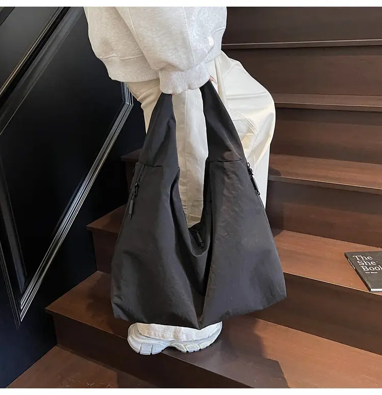 Underarm Tote Bag Large Capacity Solid Color — feature 21