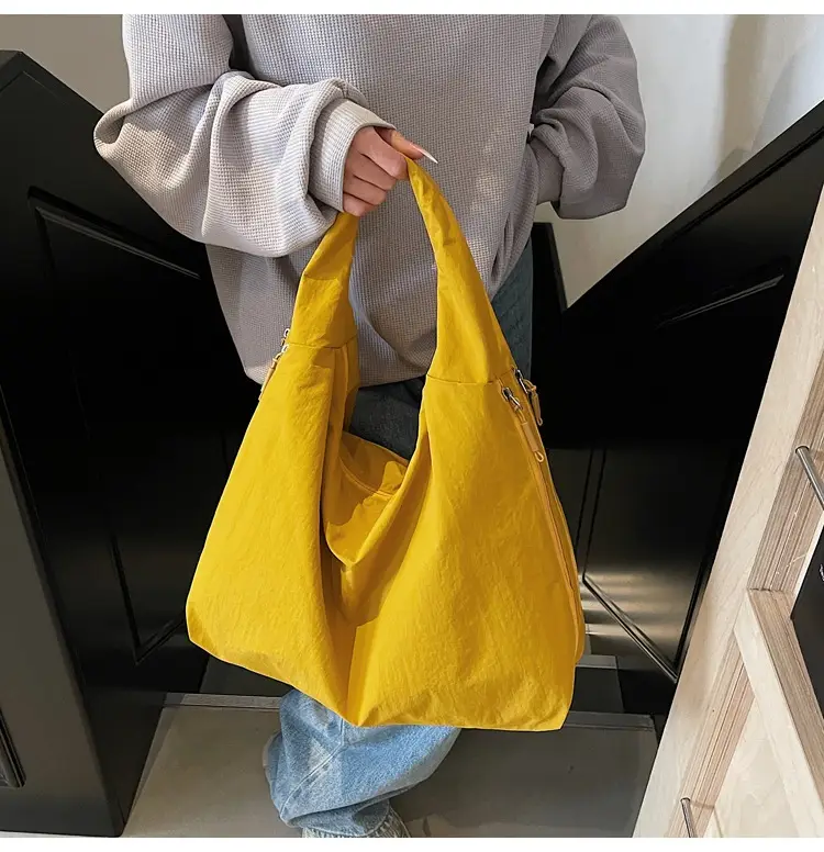 Underarm Tote Bag Large Capacity Solid Color — feature 27
