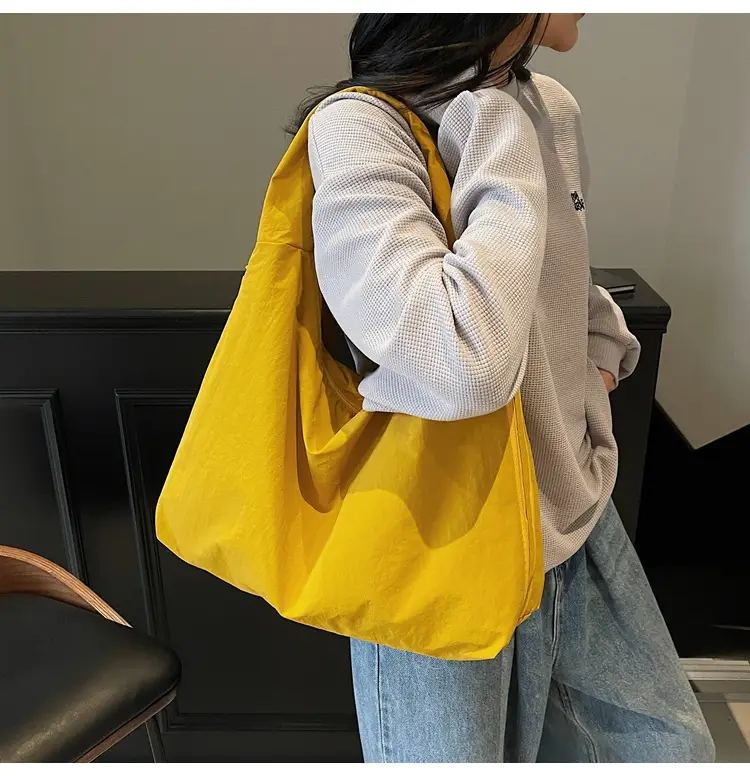 Underarm Tote Bag Large Capacity Solid Color — feature 29