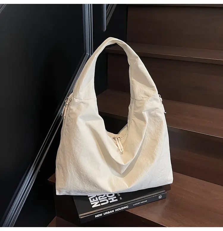 Underarm Tote Bag Large Capacity Solid Color — feature 32