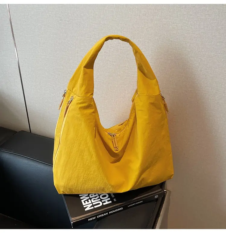 Underarm Tote Bag Large Capacity Solid Color — feature 33