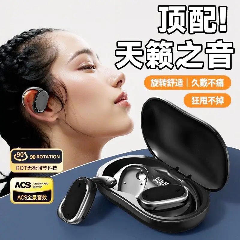 Wireless Earbuds with Bone Conduction for Sports Running