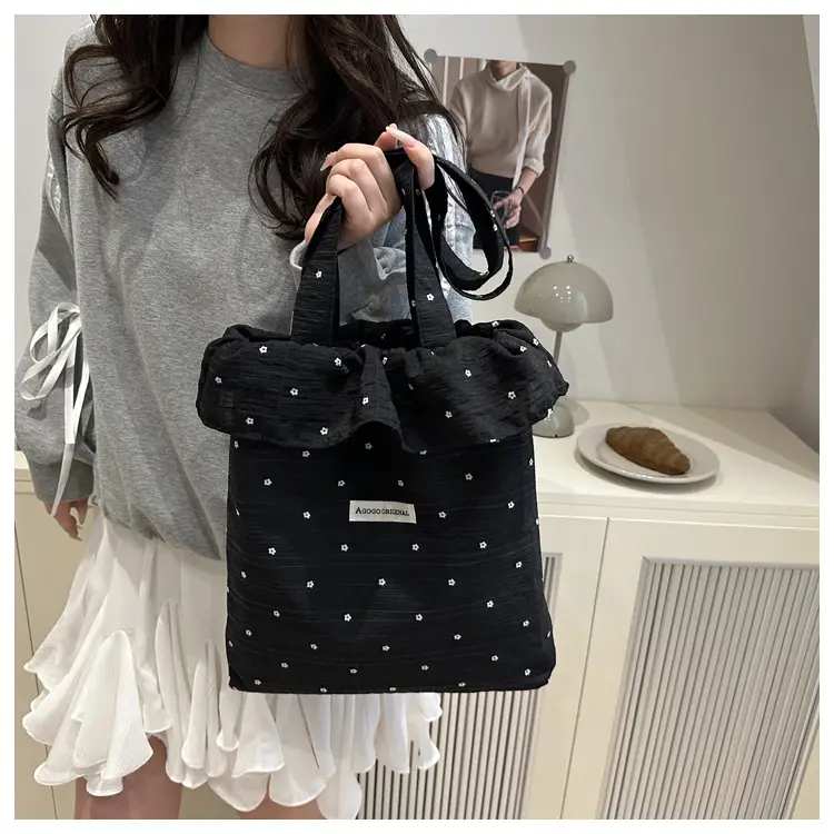 Fairy Ruffled Mesh Tote Bag Women Spring New — feature 10
