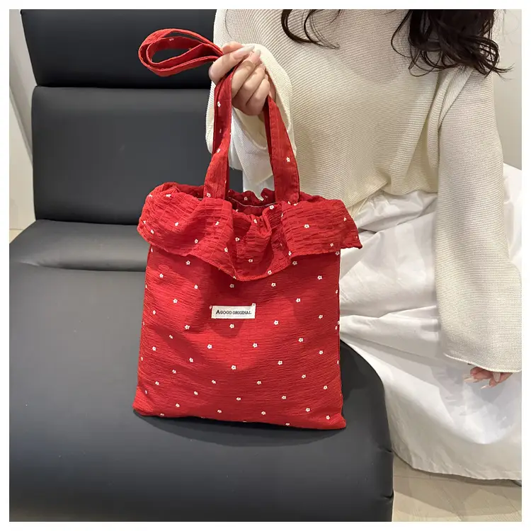 Fairy Ruffled Mesh Tote Bag Women Spring New — feature 14