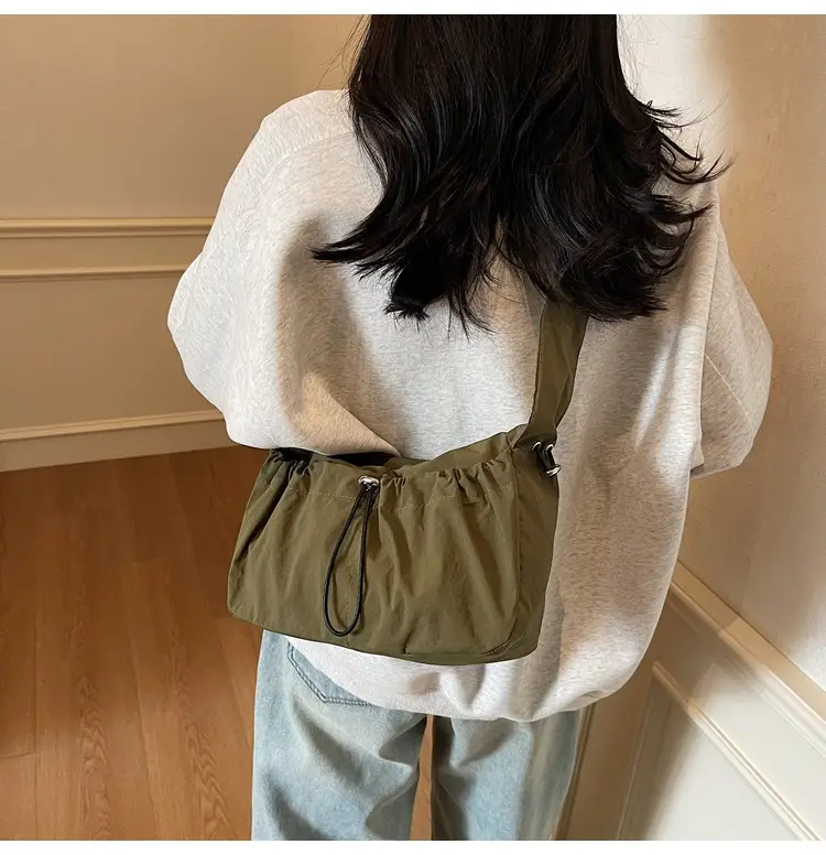 Factory Korean Drawstring Pleated Cloud Bag 2025 — feature 25
