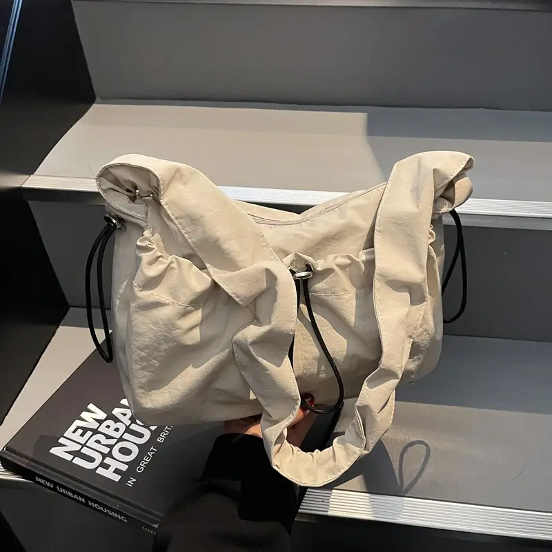 Factory Korean Drawstring Pleated Cloud Bag 2025 - Image 2