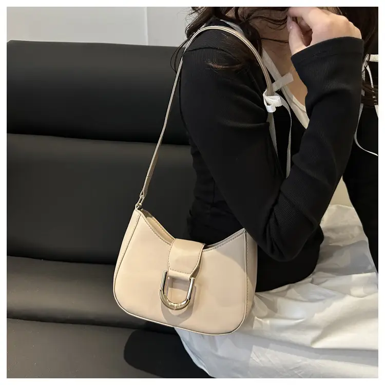 Black Leather Shoulder Bag for Women 2025 Casual — feature 10