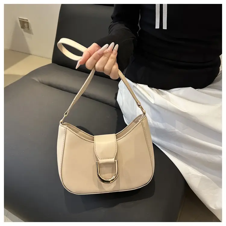 Black Leather Shoulder Bag for Women 2025 Casual — feature 11