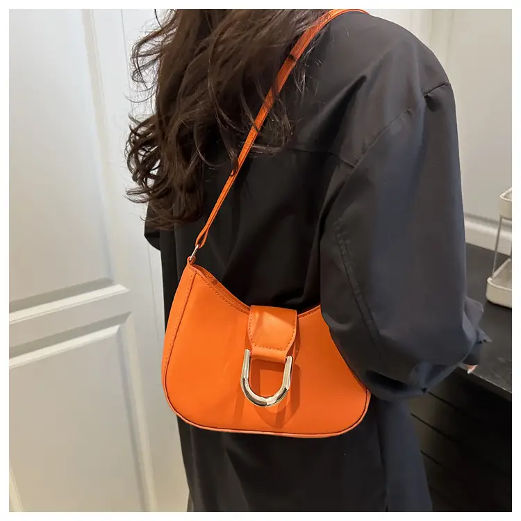 Black Leather Shoulder Bag for Women 2025 Casual — feature 15