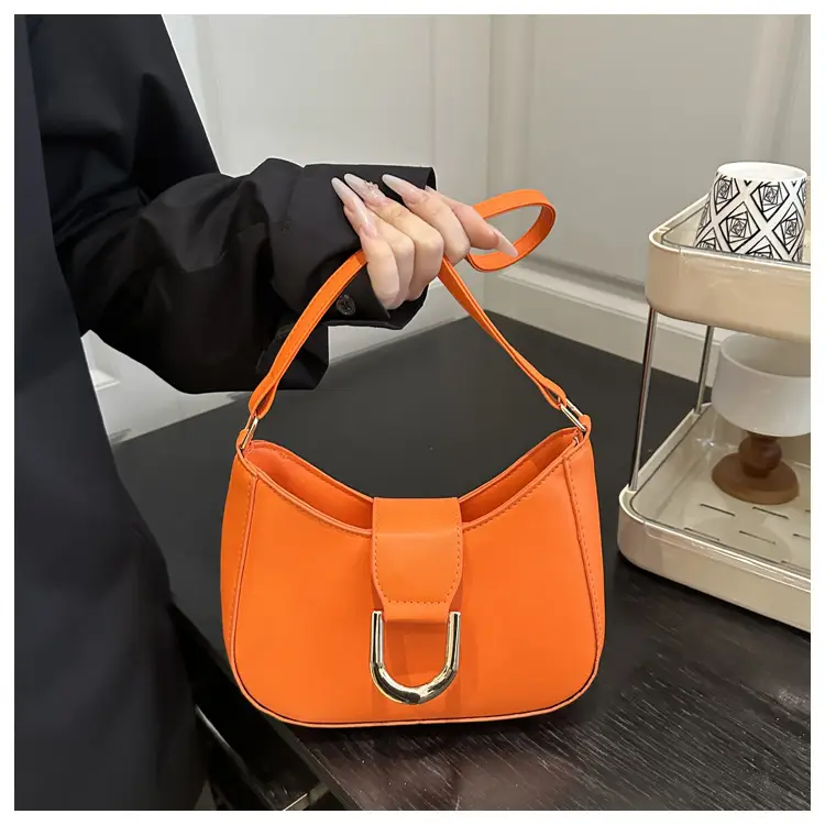 Black Leather Shoulder Bag for Women 2025 Casual — feature 17