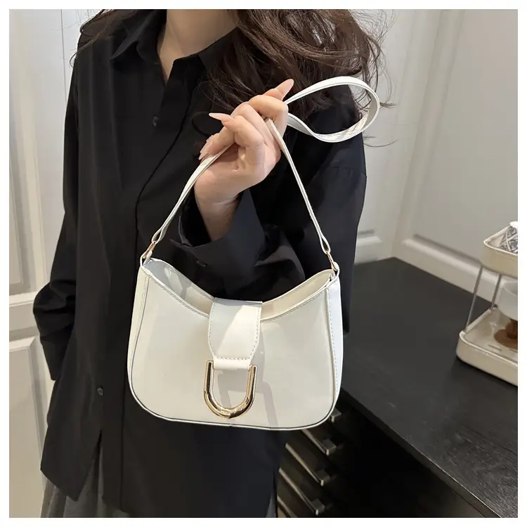Black Leather Shoulder Bag for Women 2025 Casual — feature 19
