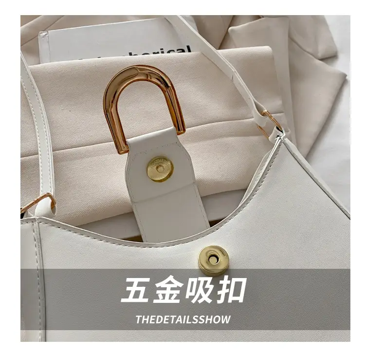 Black Leather Shoulder Bag for Women 2025 Casual — feature 6