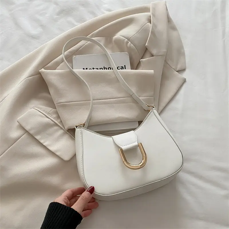 Black Leather Shoulder Bag for Women 2025 Casual - Image 2