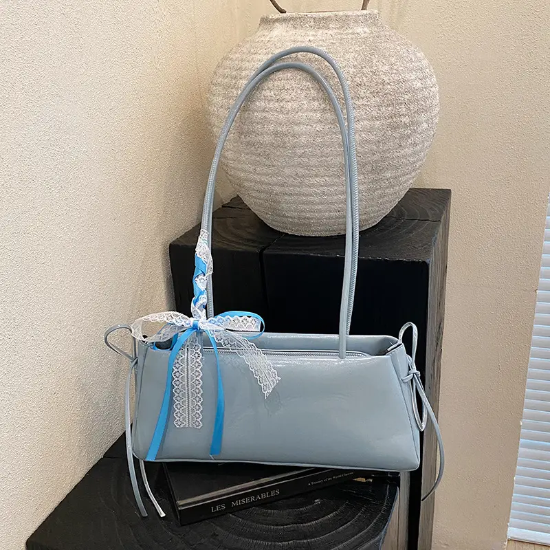 White Bow Shoulder Bag for Women 2025 - Image 11