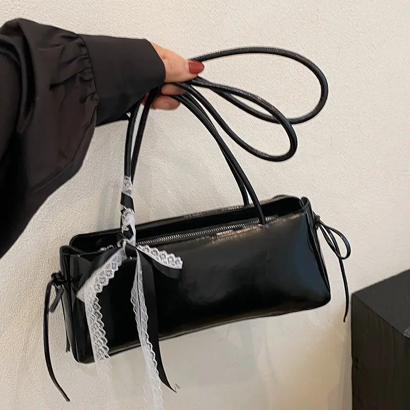 White Bow Shoulder Bag for Women 2025 - Image 12