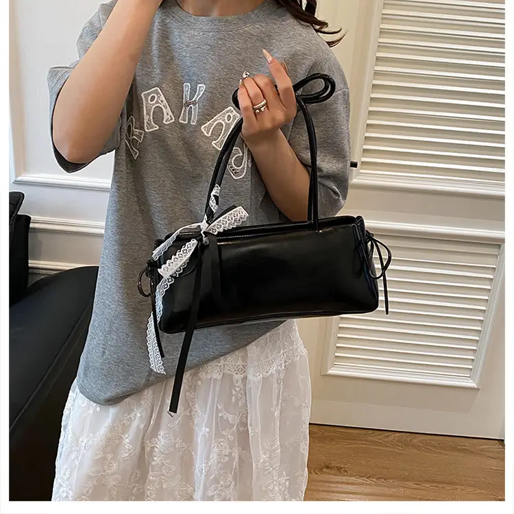 White Bow Shoulder Bag for Women 2025 — feature 10