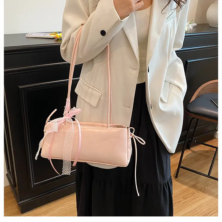 White Bow Shoulder Bag for Women 2025 — feature 13