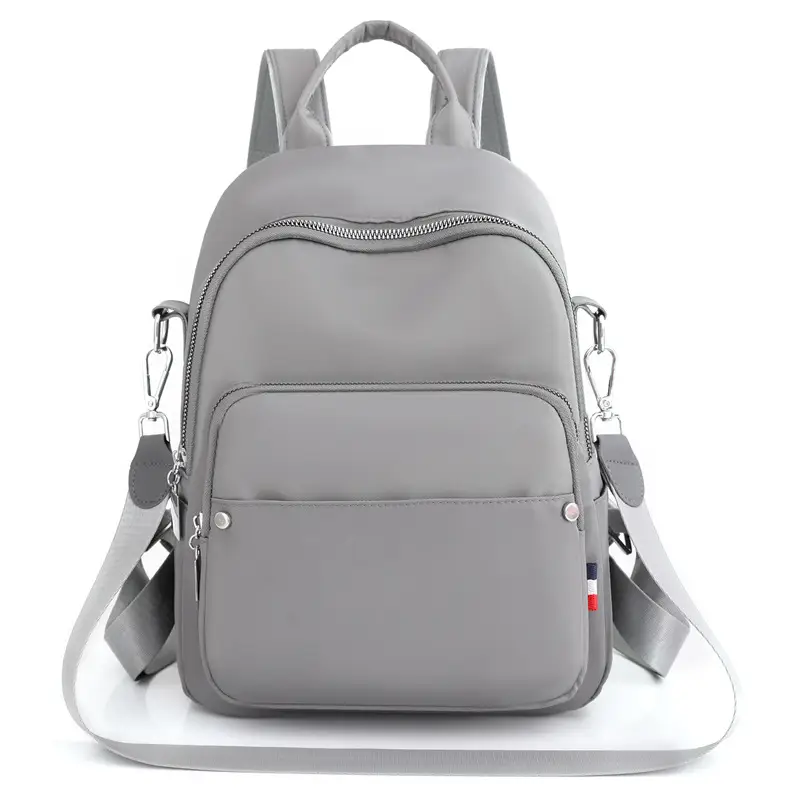 New Women's Black Nylon Travel Backpack Single Shoulder - Image 2