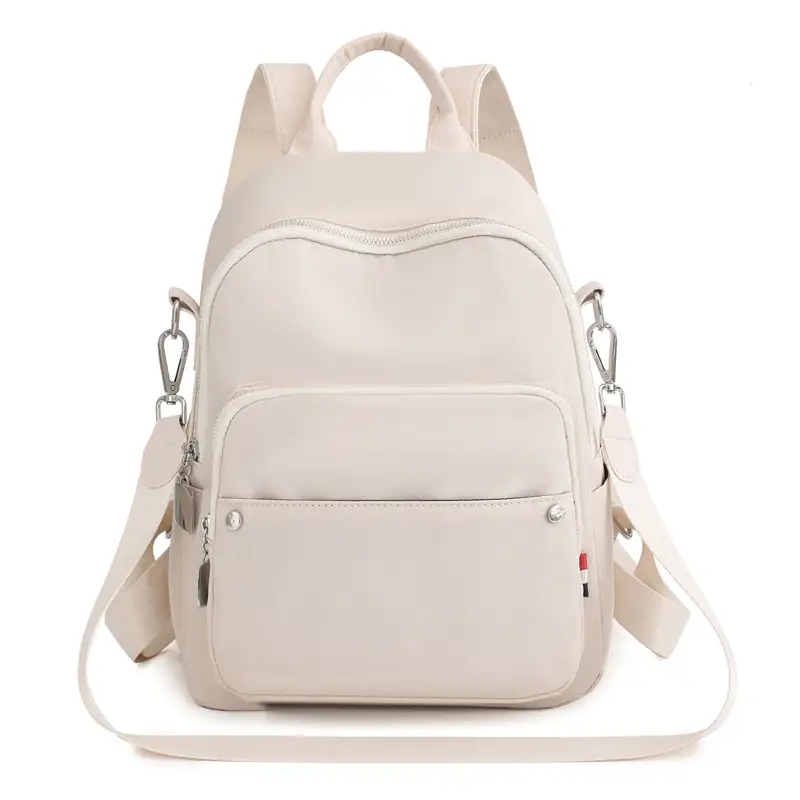 New Women's Black Nylon Travel Backpack Single Shoulder - Image 3