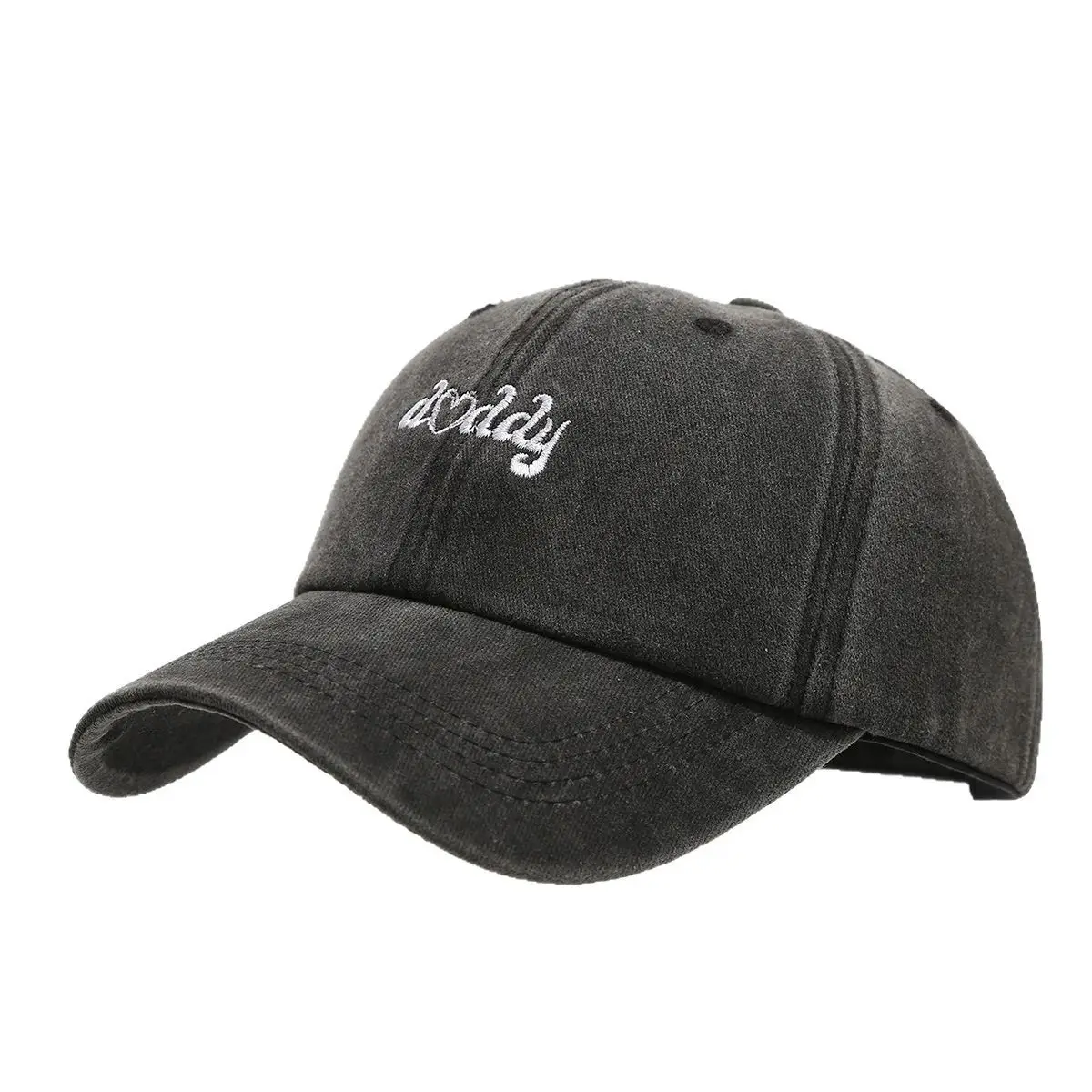 New Mama Daddy Embroidered Black Baseball Cap - Image 9