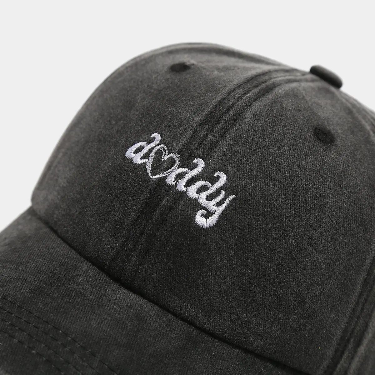 New Mama Daddy Embroidered Black Baseball Cap — feature 11