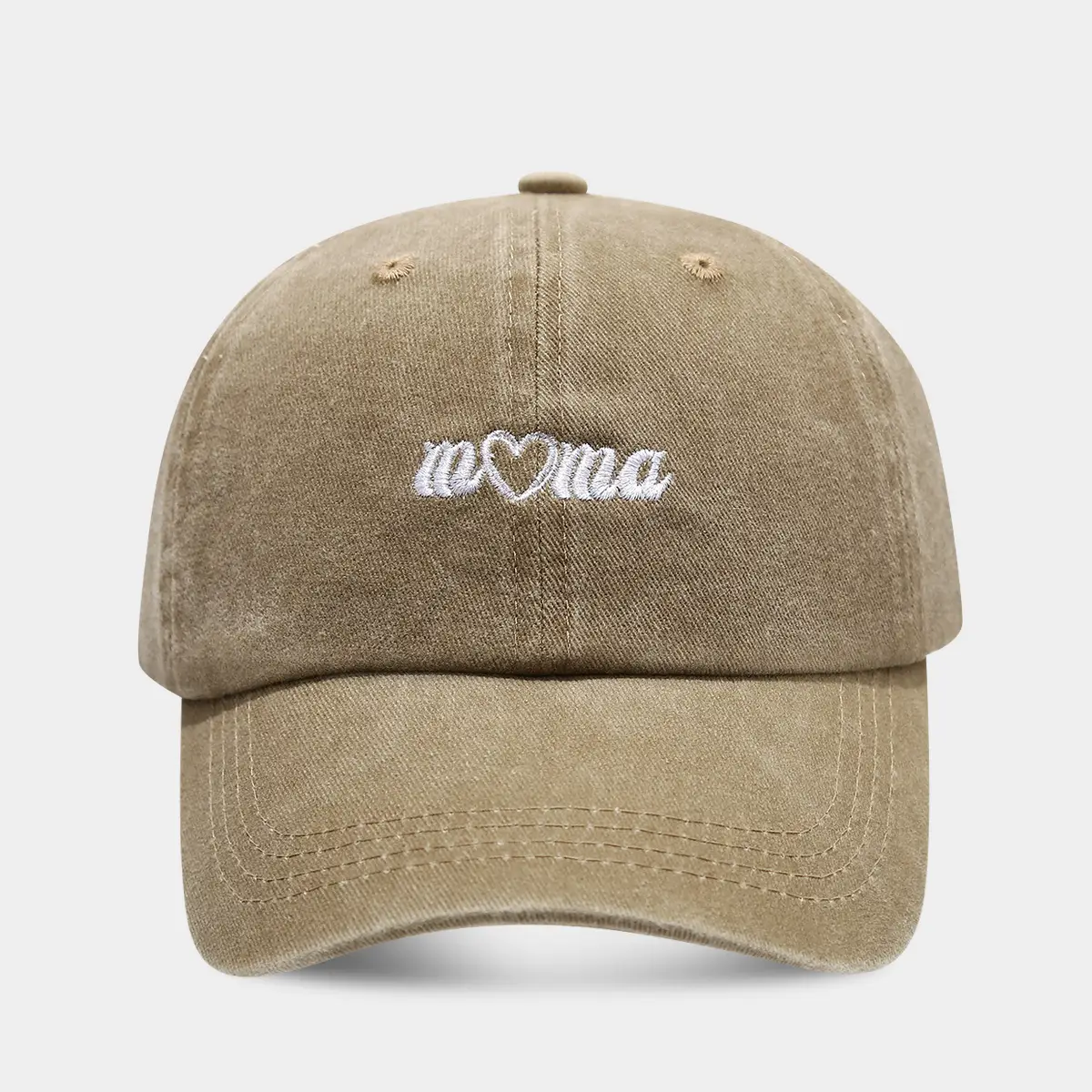 New Mama Daddy Embroidered Black Baseball Cap - Image 4