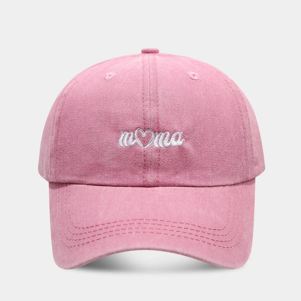 New Mama Daddy Embroidered Black Baseball Cap - Image 5