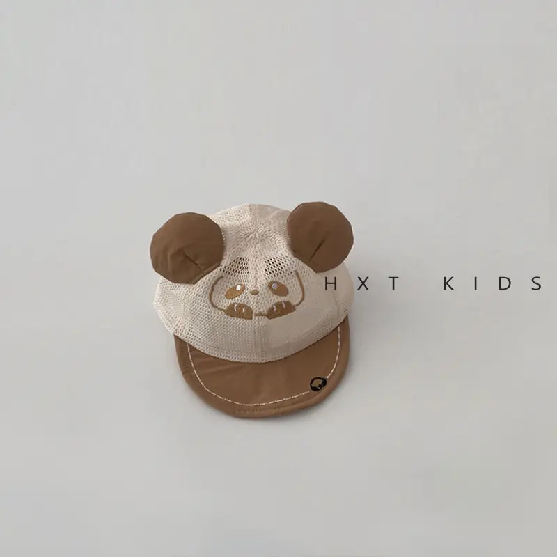 Baby Bear Brim Cap Soft Mesh Summer Cap - Image 2