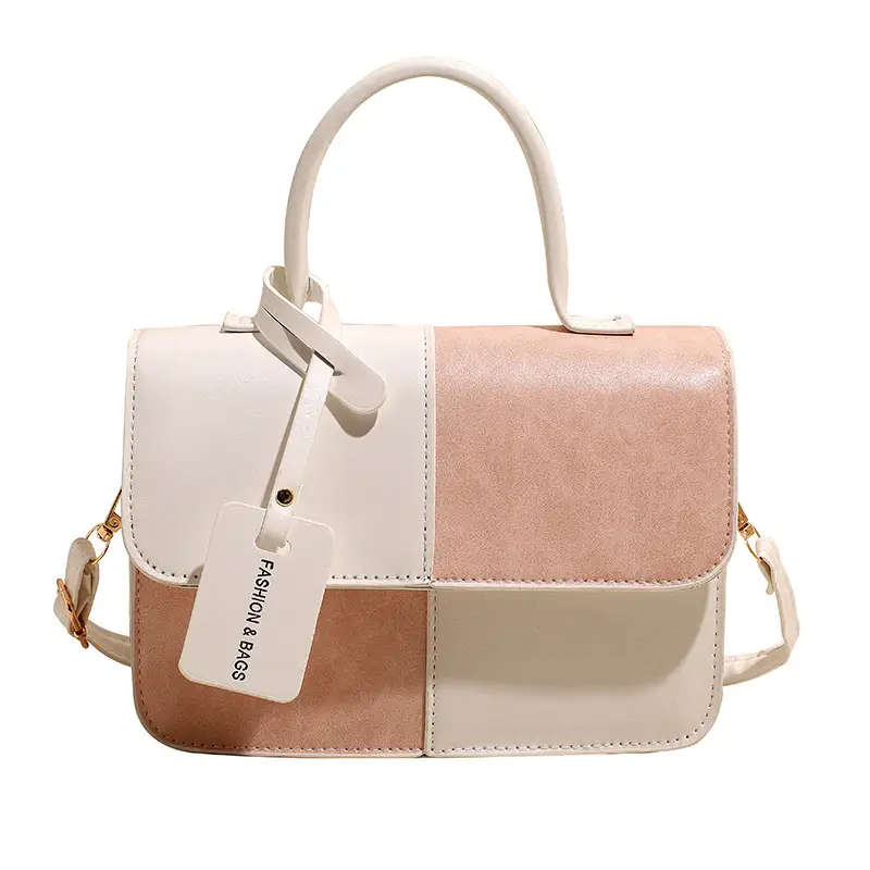 Women's Korean Style Contrast Color Shoulder Bag - Image 9
