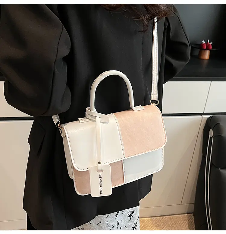 Women's Korean Style Contrast Color Shoulder Bag — feature 12