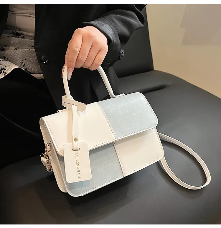 Women's Korean Style Contrast Color Shoulder Bag — feature 13
