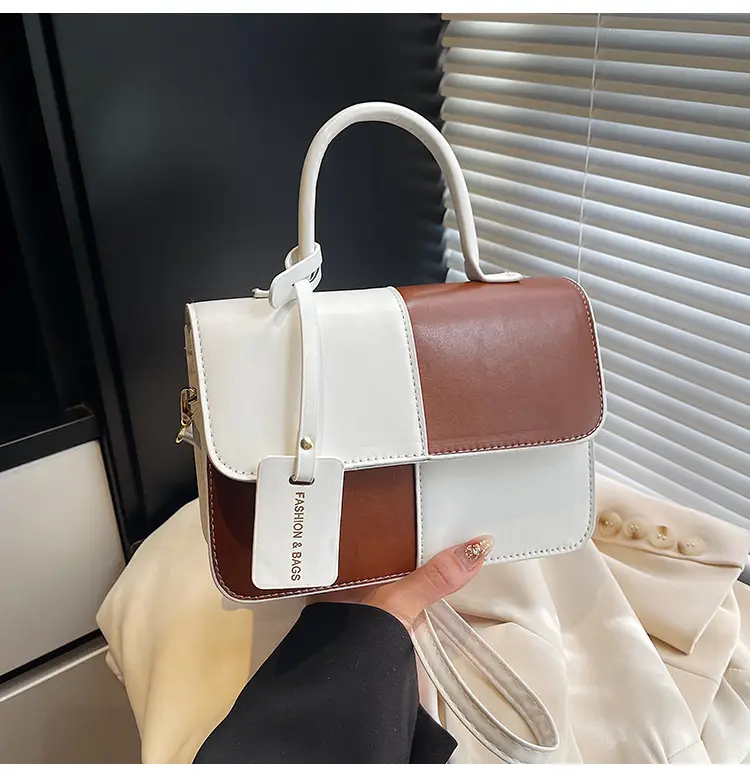 Women's Korean Style Contrast Color Shoulder Bag — feature 28