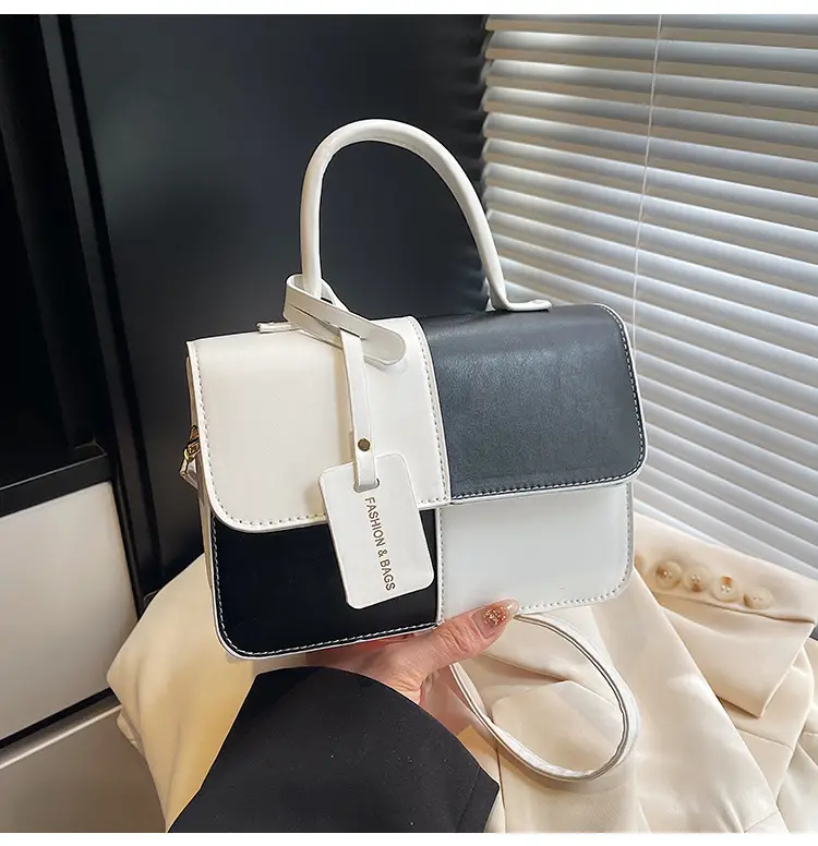 Women's Korean Style Contrast Color Shoulder Bag — feature 29